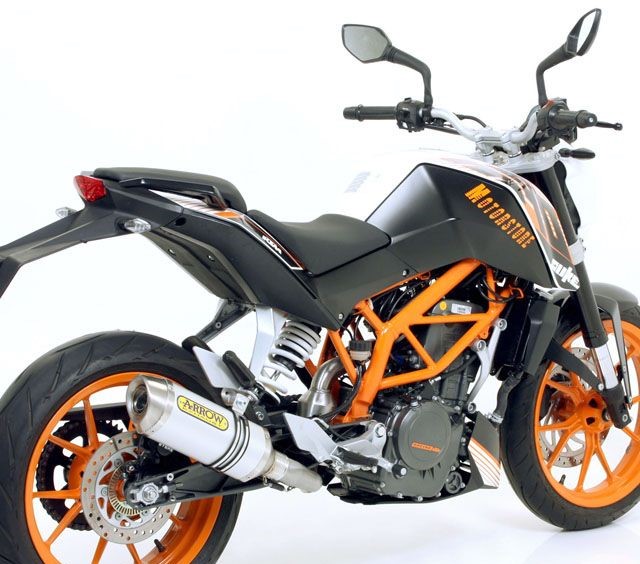 ARROW Dark Thunder Motorrad Auspuff für KTM Duke 390 und ab 2013