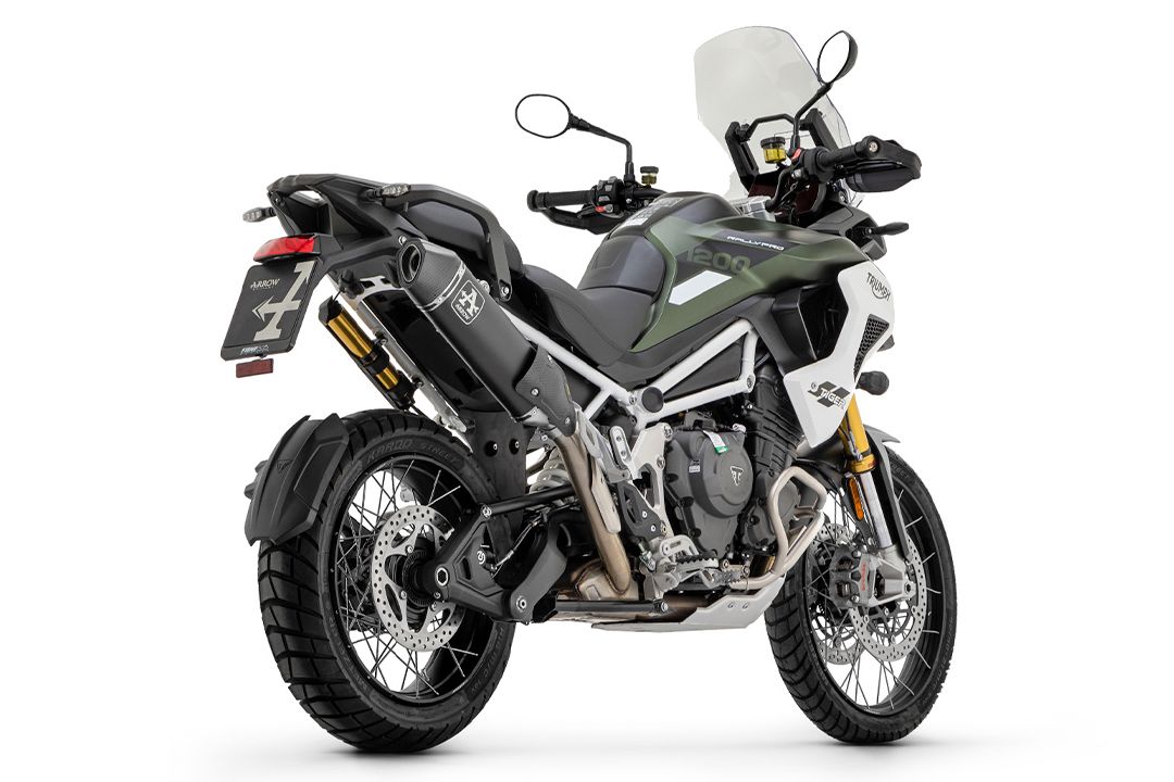 ARROW DARK VELOCE Motorrad Auspuff für Triumph Tiger 1200 ab 2020